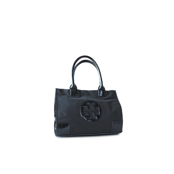 Tory Burch Bag Black Nylon 'Ella' Tote Small - Picture 2 of 13